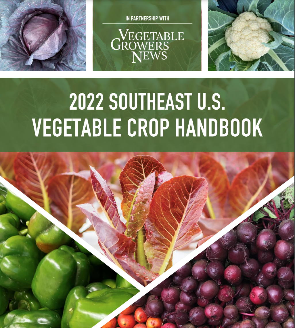Cover image of the 2022 Southeast U.S. Vegetable Crop Handbook