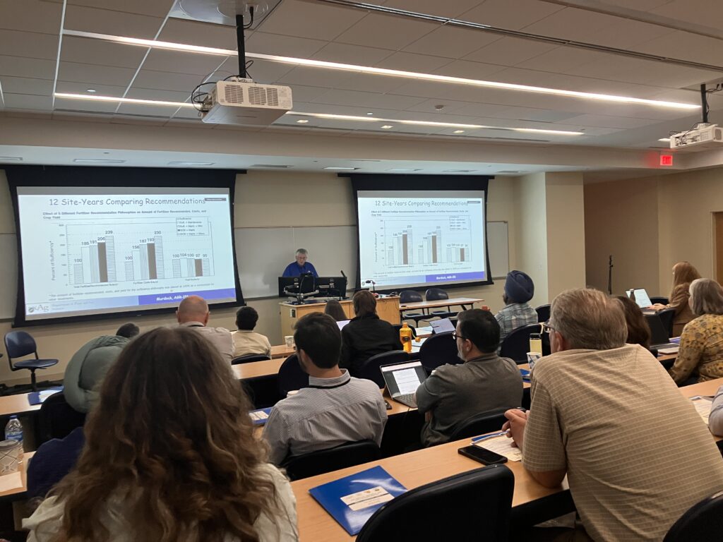 John talking about nitrogen in corn